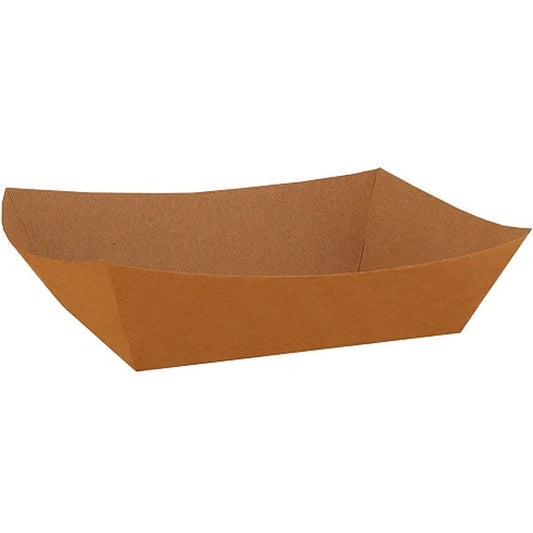 CALIBRE - ECO FOOD TRAY 3LB GREEN/KRAFT 250EA
