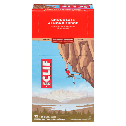 CLIF BAR - CHOCOLATE ALMOND FUDGE 12x68 GR