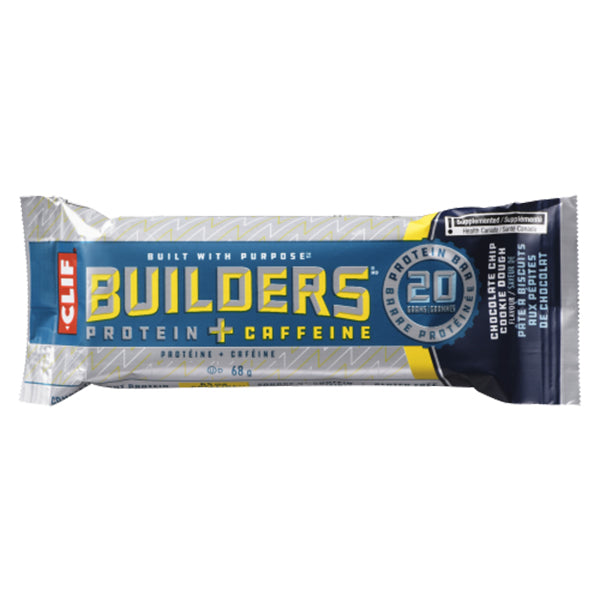 CLIF BAR - BUILDER PROTEIN CHOC CHIP COOKIE DOUGH 12x68 GR