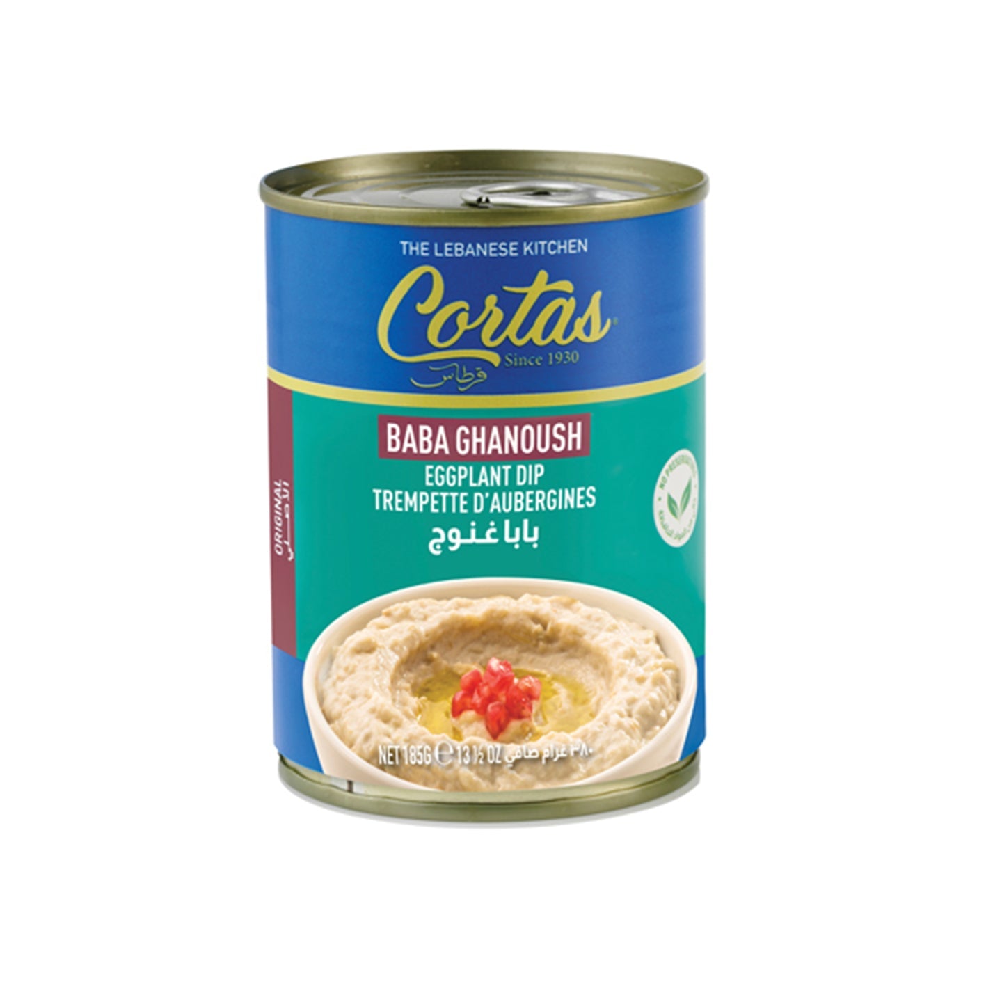 CORTAS - BABA GHANOUGE EGGPLANT DIP 24x380 GR