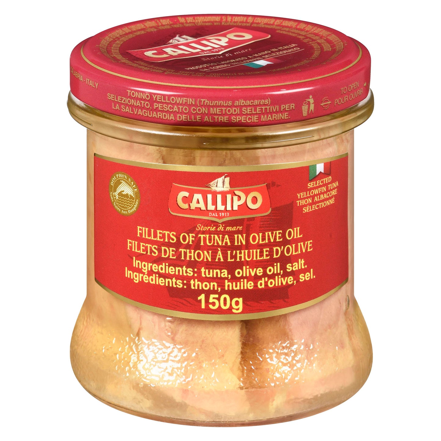 CALLIPO - SOLID LIGHT TUNA 150GR