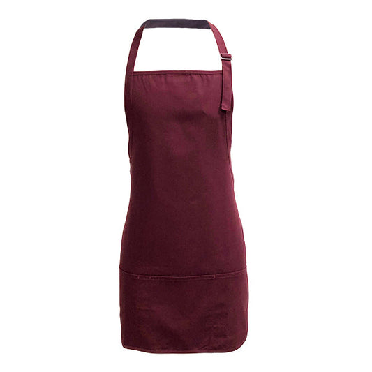 BODYGUARD - BURGUNDY APRON WITH ADJUSTABLE NECK EA