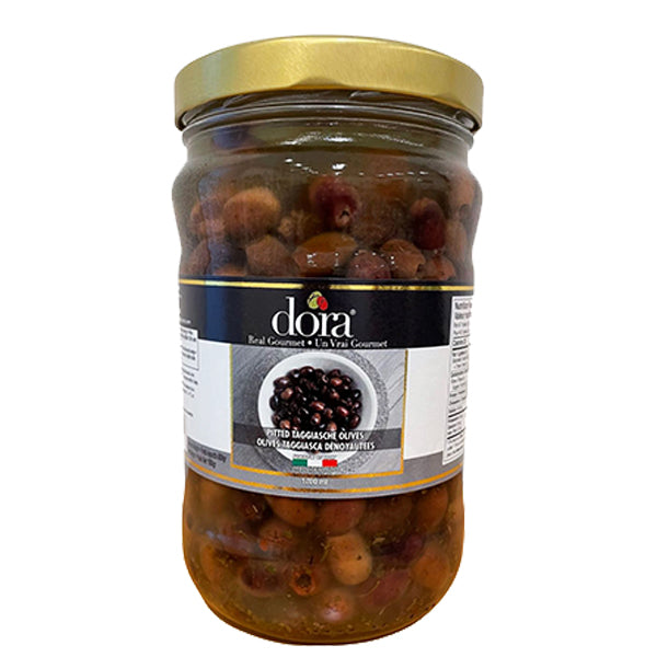 DORA - PITTED TAGGISACHE OLIVES 1700ML