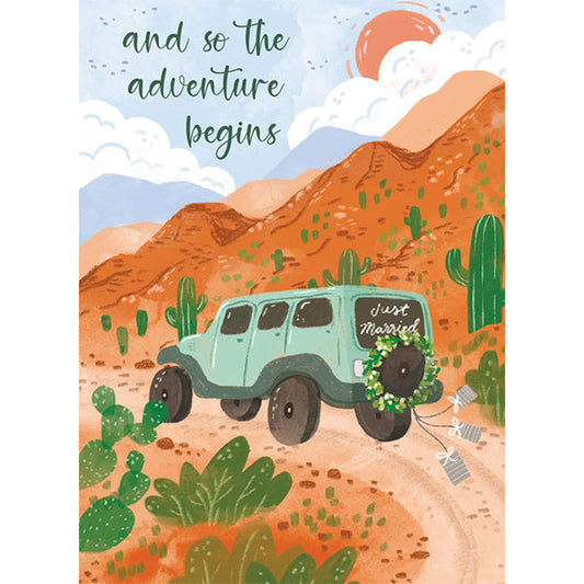 WEDDING - LIFE DESERT ADVENTURE CARD