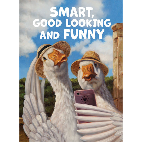 ANNIVERSARY - GOOD LOOKING DUCKS CARD