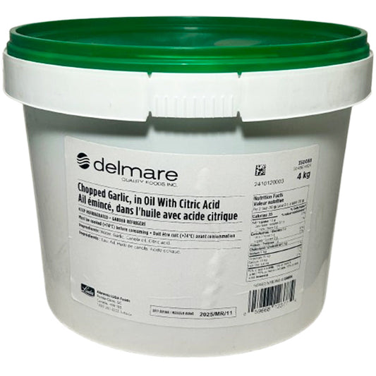 DELMARE - CHOPPED GARLIC IN OIL 4KG