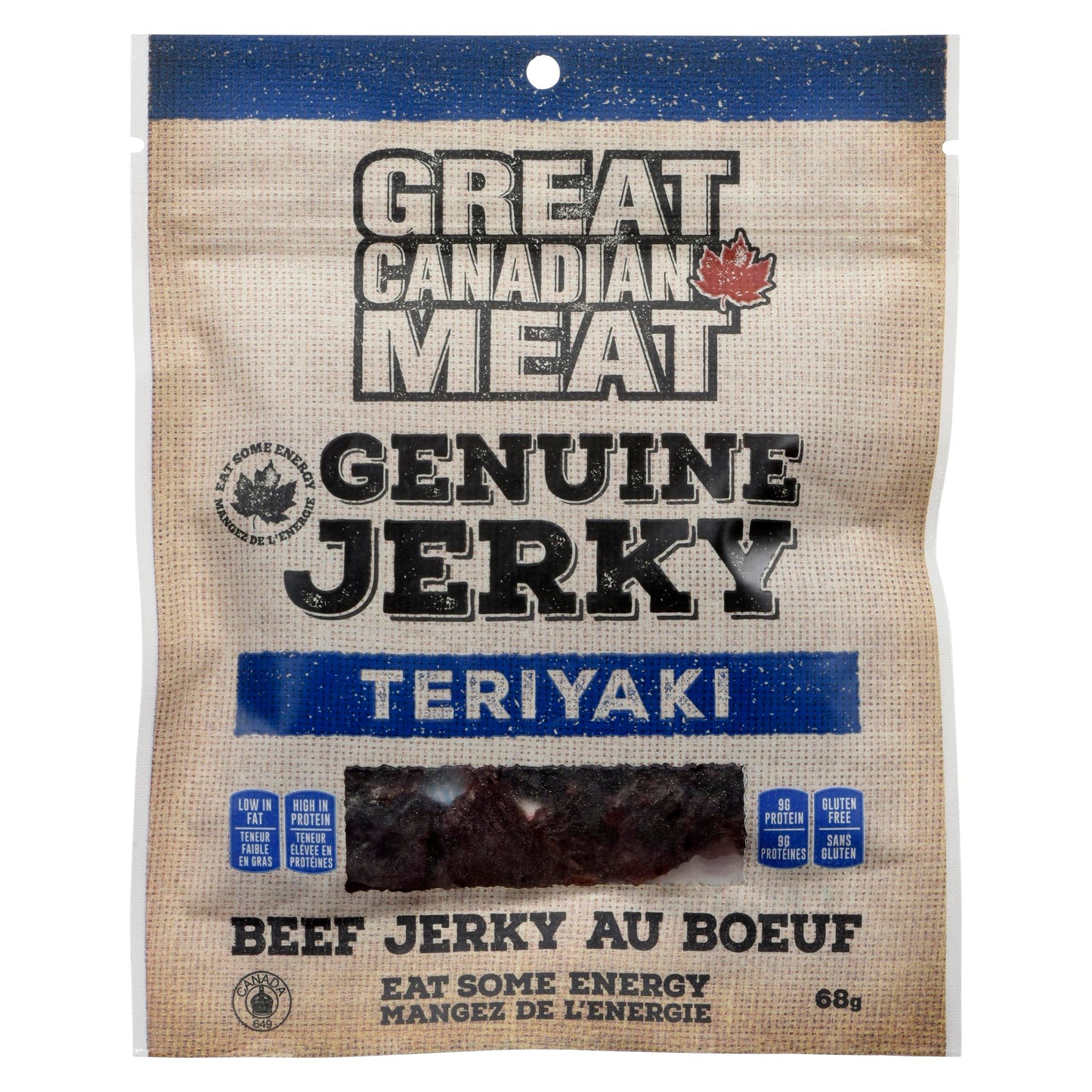 THE GREAT CANADIAN - TERIYAKI BEEF JERKY 68GR