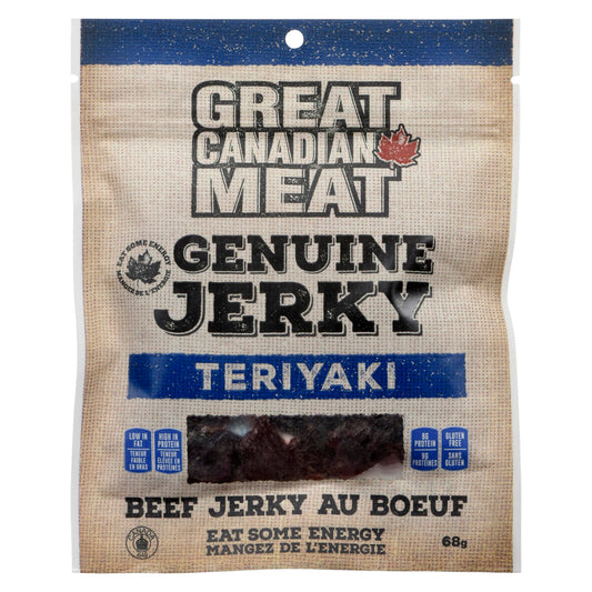 THE GREAT CANADIAN - TERIYAKI BEEF JERKY 68GR
