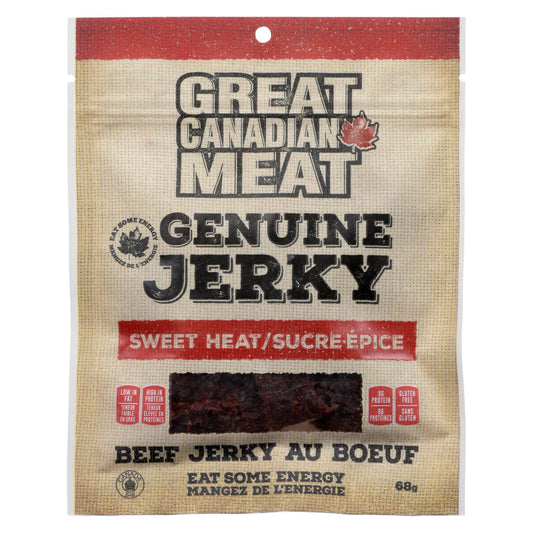 THE GREAT CANADIAN - SWEET HEAT BEEF JERKY 68GR