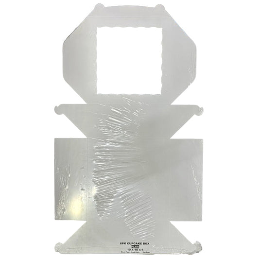 E.B. BOX - 6PK CUPCAKE 10x10x4 100EA