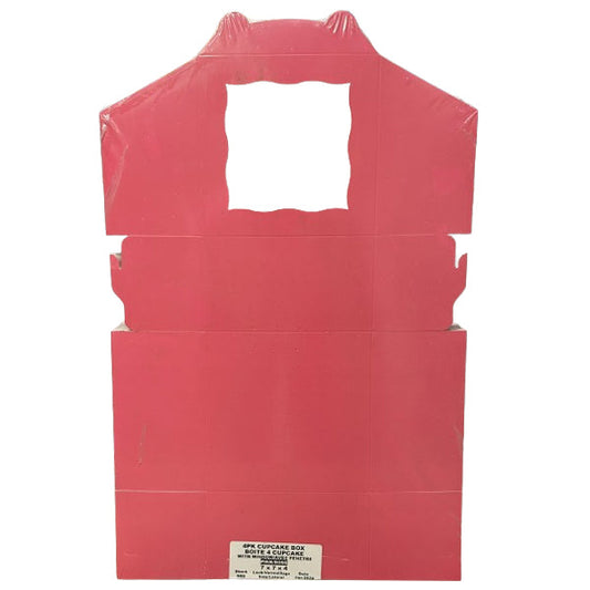 E.B. BOX - 4PK CUPCAKE PINK 7x7x4 100EA