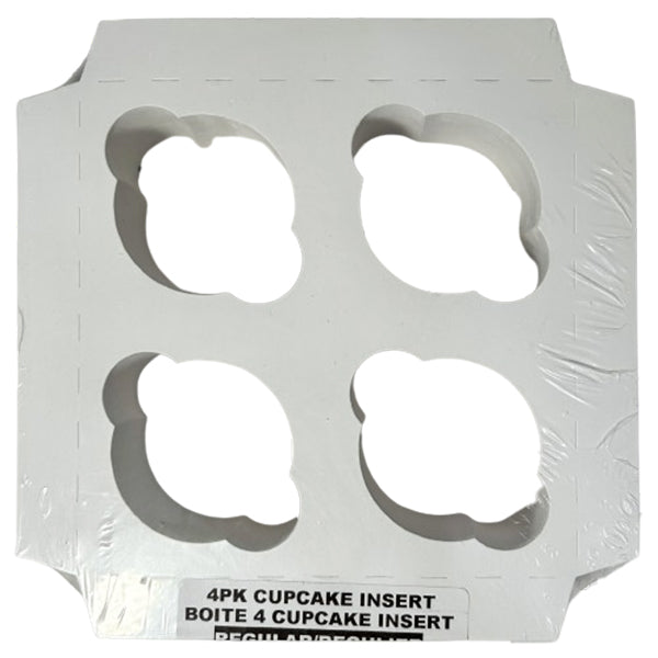 E.B. BOX - 4PK CUPCAKE INSERT 7x7x4 100EA