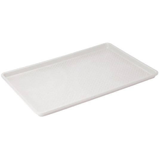 WINCO - 18" X 26" PLASTIC TRAY WHITE (NFT) EA