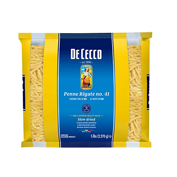 DE CECCO - #41 PENNE RIGATE 4x5LB