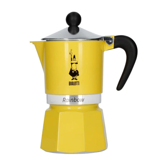 BIALETTI - RAINBOW YELLOW ESPRESSO MAKER 3CUP 1 UN