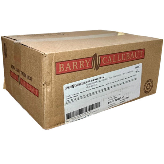 CALLEBAUT - SEMI-SWEET CHOCOLATE CHIPS 30LBS