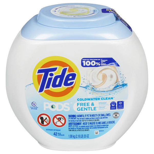 TIDE - PODS 3-IN-1 FREE AND GENTLE 4x42 CT