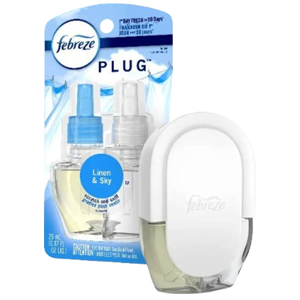 FEBREZE - PLUGIN LINEN & SKY OIL WARMER  REFILL 4x26 ML