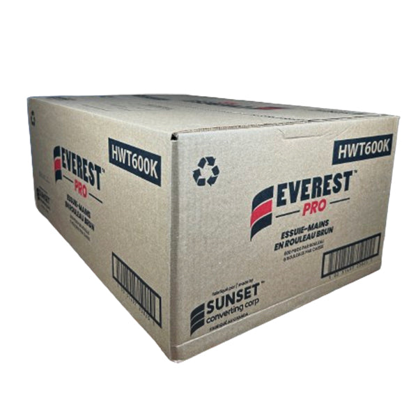 EVEREST PRO - 600 KRAFT PAPER TOWEL ROLLS 6EA