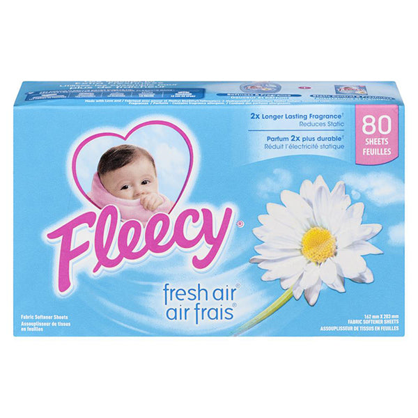 FLEECY - SHEETS FRESH AIR 6x80 EA