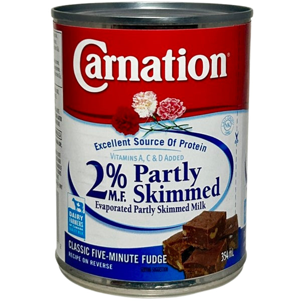 CARNATION - 2% EVAPORATED P/SKIM MILK 24x370 ML