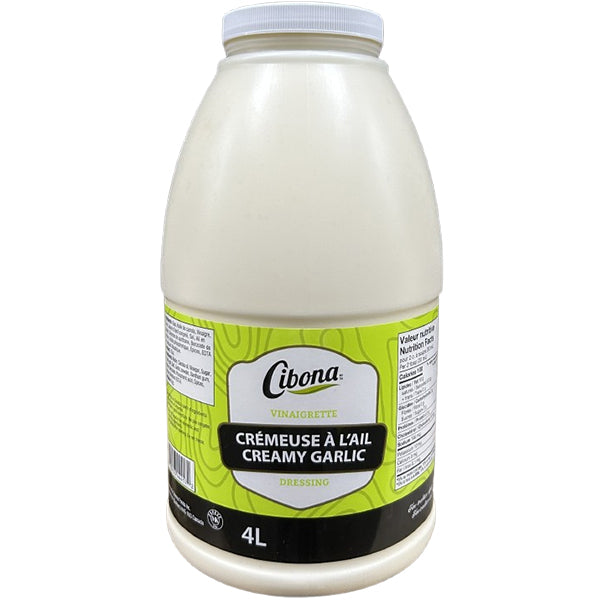 CIBONA - CREAMY GARLIC DRESSING 2x4 LT