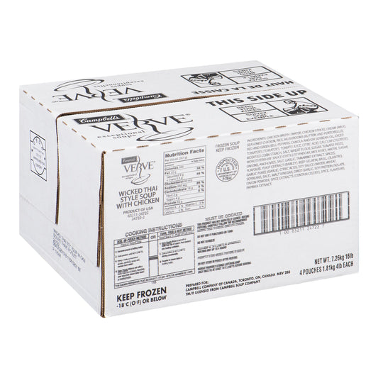 CAMPBELL - CAMPBELLS WICKED THAI STYLE SOUP WITH CHICKEN 4x4 LBS