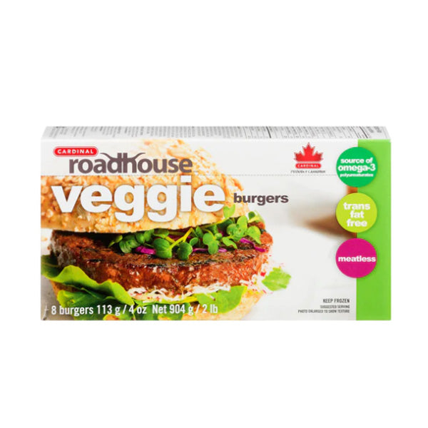 CARDINAL - ROADHOUSE VEGGIE BURGERS 6x907 GR