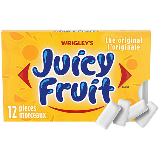 WRIGLEY - EXCEL JUICY FRUIT ORIGINAL 18x12x12 EA