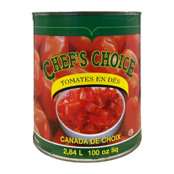 CHEFS CHOICE - DICED TOMATOES 6x100 OZ