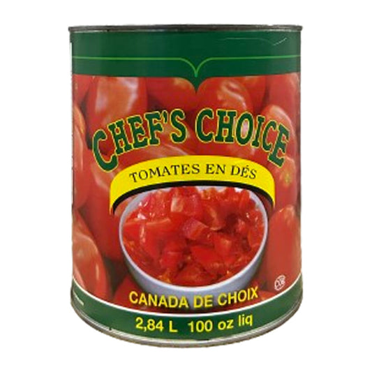 CHEFS CHOICE - DICED TOMATOES 6x100 OZ