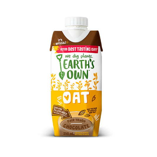 EARTH'S OWN - OAT CHOCOLATE SINGLE SERVE 24x250 ML
