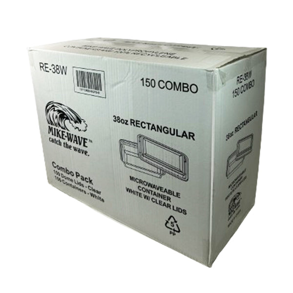 E2E FOODPACK - RECTANGULAR FOOD CONTAINER 38OZ 150EA