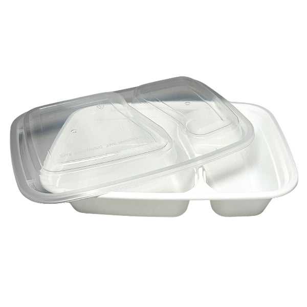 E2E FOODPACK - RECTANGULAR COMPARTMENT FOOD CONTAINER 32OZ 150EA