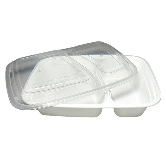 E2E FOODPACK - RECTANGULAR COMPARTMENT FOOD CONTAINER 32OZ 150EA