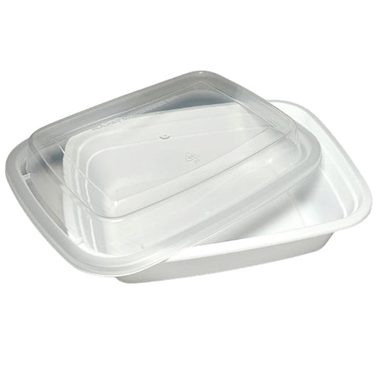 E2E FOODPACK - 12oz RECTANGULAR FOOD CONTAINER COMBO 150EA