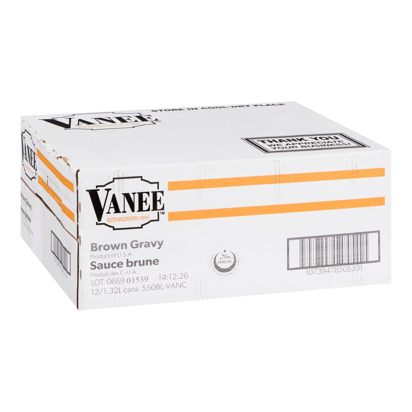 VANEE - BROWN GRAVY 12x48 OZ
