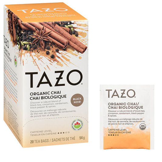 TAZO - HOT ORGANIC CHAI 6x20 CT