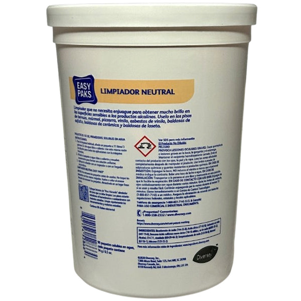 DIVERSEY - EASY PACK NEUTRAL CLEANER  90/14G 2x1.28 KG