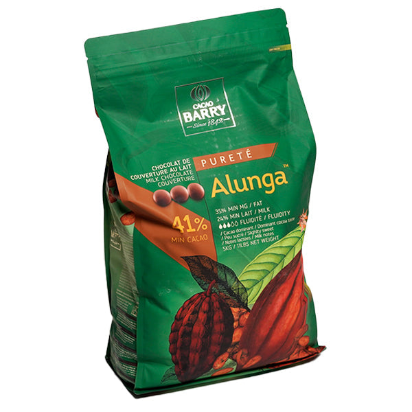 CACAO BARRY - CB ALUNGA MILK CHOCOLATE PISTOLES 5KG