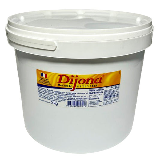 DIJONA - DIJON WHOLE GRAIN MUSTARD 5KG