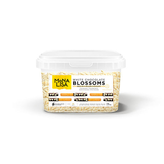 MONA LISA - WHITE CHOCOLATE BLOSSOMS 4X1KG
