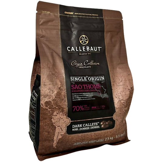 CALLEBAUT - DARK ORIGIN CHOCOLATE- SAO THOME 8x2.5 KG