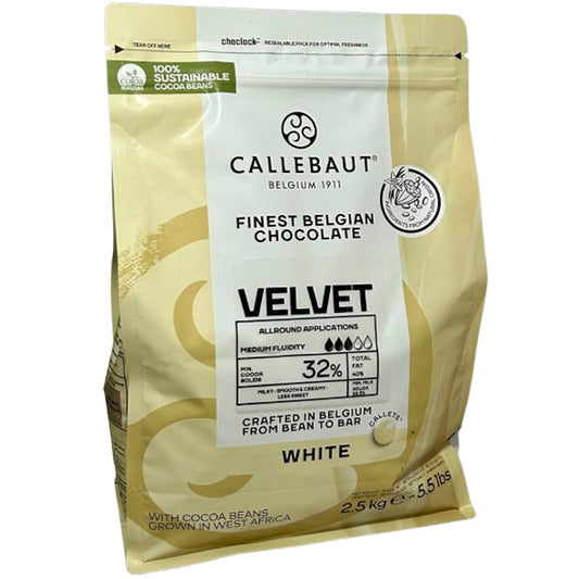 CALLEBAUT - WHITE CHOCOLATE VELVET 8x2.5 KG