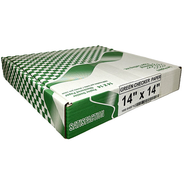 MPC PAPER - CHECKER COLOR GREEN 14x14 in 1000EA