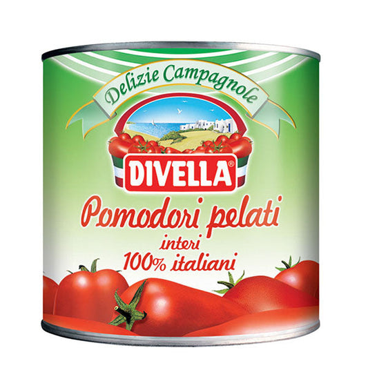 DIVELLA - ITALIAN PEELED TOMATOES 100OZ